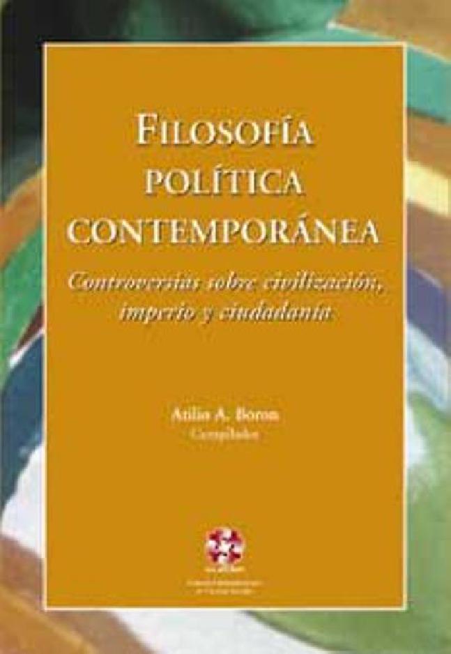 Filosofía política comtemporánea